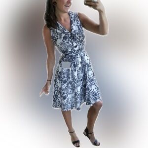 Button-down Dress w/Pockets